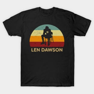 Retro Sunset - Len Dawson T-Shirt